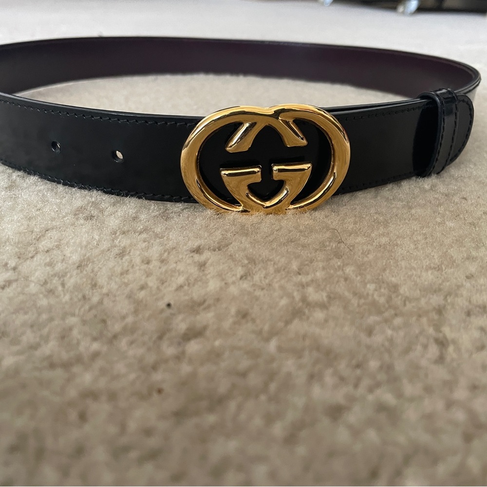 Women’s Vintage Gucci Black Belt